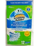 2 Scrubbing Bubbles Fresh Brush Flushable Refills Citrus 12 Count Each E5 - $561.43 MXN