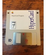 Vintage 1991 Macintosh Mac HyperCard Program 7 3.5&quot; Floppy Disk disc - $111.62 CAD