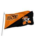 Oklahoma State Cowboys  NCAAF Flag,Size -3x5Ft / 90x150cm, Garden flags - £23.36 GBP