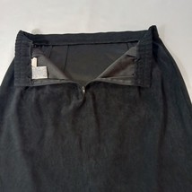 Jessica Howard Women's Back Zip & Slit Pull-On Black Skirt Only Size 16 Waist 33 image 9
