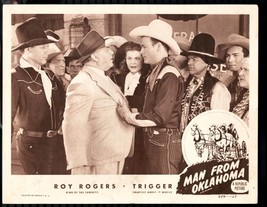 Man from Oklahoma 11&quot;x14&quot; Lobby Card Roy Rogers Arthur Loft Western - £32.62 GBP