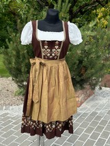 Rose Dirndl dress Bavarian Oktoberfest dirndl dress  Size D 44 - £42.77 GBP