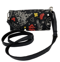 Disney Parks Crossbody Foldover Wallet Black - €12,30 EUR