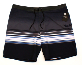 Hurley Phantom Black Stretch Board Shorts Swim Trunks Men&#39;s 44 - £45.78 GBP