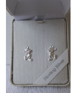 Disney Mickey Mouse Sterling Silver Full Body Post Earrings New in Gift Box - $624.59 MXN