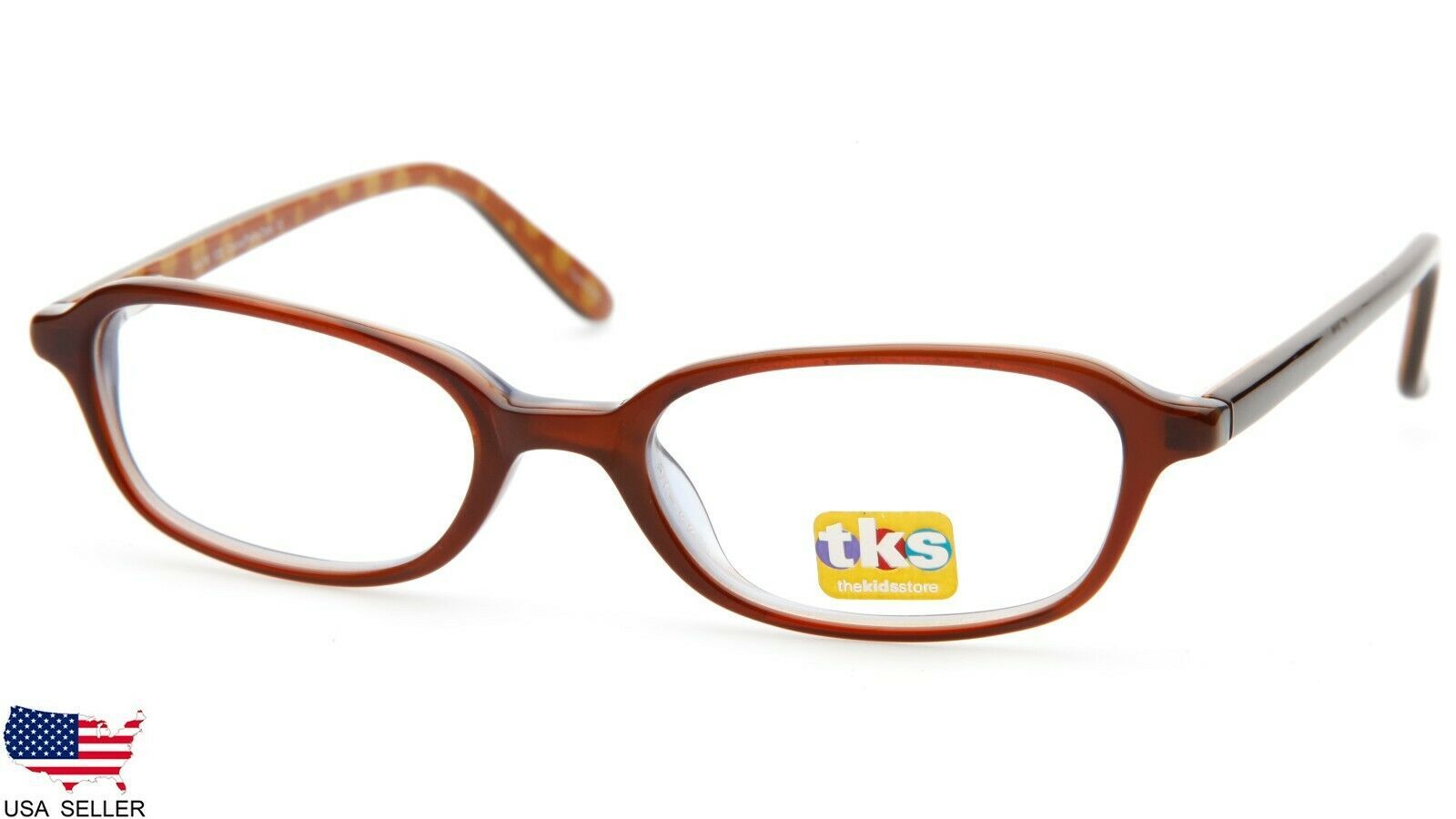 NEW TKS The Kids Store TK5005 Cocoa /Polka Dots Eyeglasses Frame 44-16-1... - $22.05