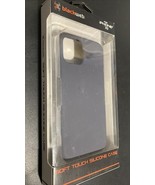 BlackWeb Soft Touch Silicone Case For Apple iPhone 11   (Navy Blue) - $6.75 CAD