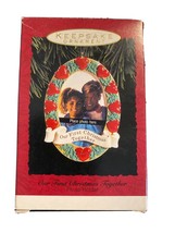 Our First Christmas Together`1993`Photo Holder-Love`Hallmark Tree Ornament- New - £5.86 GBP