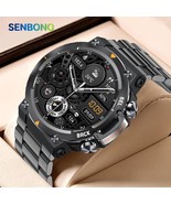 SENBONO Smart Watch HD Amoled Heart Rate Gesture Control AI Voice iPhone... - €37,39 EUR
