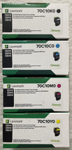 Lexmark 70C10K0 70C10C0 70C10M0 70C10Y0 For CS310 CS410 CS510 Sealed Retail Box - £159.44 GBP