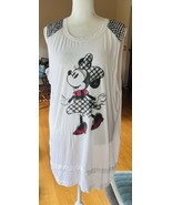 Rare Disney Parks Womens T Shirt Minnie Mouse Disneyland World Graphic XXL - €20,41 EUR
