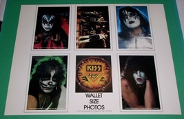Kiss Army Kit Wallet Photos Vintage 1978 Aucoin Uncut Mint Condition - £137.70 GBP