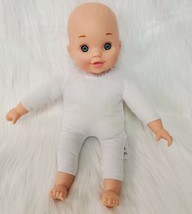 12&quot; Toys R Us Baby Doll Vinyl Head Cloth Body Blue Eyes You &amp; Me Soft B229 - £13.14 GBP