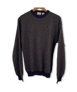 Fieldmaster Vintage Textured Crewneck Pullover Wool Blend Sweater Small - £16.09 GBP