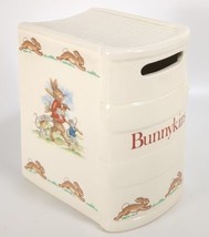 Royal Doulton Bunnykins Bunnies Piggy Bank Vintage Bunny Rabbits Book Shape - £7.31 GBP
