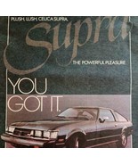 Toyota Celica Supra 6 Cylinder 1979 Advertisement Automobilia Vintage DWJJ1 - $29.99