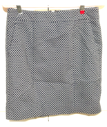 Ann Taylor 0 Petite Black &amp; White Zipper Pencil Skirt - €10,23 EUR