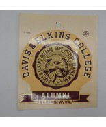 Pegatina Davis &amp; Elkins College Wv Estilo Vintage - £31.13 GBP