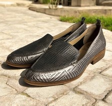 Vince Camuto Loafers Metallic Laser Dot leather VC-Kade Women’s Size 4 34 - $22.11