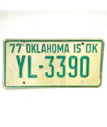 1977 United States Oklahoma Oklahoma County Passenger License Plate YL-3390 - $20.31 CAD