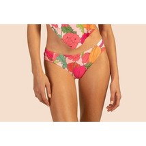Trina Turk Sunny Bloom Tab Side Hipster Bikini Bottom Floral Pink Colorful 4 - $33.75