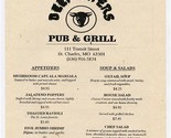 Beef Eaters Pub &amp; Grill Menu Transit Street St Charles Missouri  - £12.70 GBP