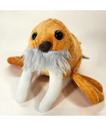 Kellytoy Brown Walrus Plush White Tusks Curly Gray Mouth Stuffed Animal ... - £7.42 GBP