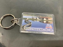 Vintage Keyring Bouctouche Keychain Pays De La Sagouine Porte-Clés New Brunswick - £6.51 GBP
