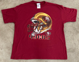 New Vintage San Francisco 49ers NFL T-shirt Size 3X DeadStock Football - £22.02 GBP