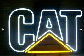 Caterpillar Cat Neon Sign 14&quot;x10&quot; Beer Bar Light Artwork Man Cave Gift Auto - £67.70 GBP