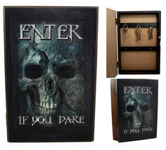 Ghost Skull Death Labyrinth Book Shaped Multiple Keys Secret Storage Organizer - £20.90 GBP