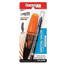 Rimmel ScandalEyes Curve Alert Mascara with Waterproof Kohl Kajal Liner ... - £8.94 GBP