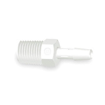 Plastic A6-6WP Barbed Adapter 3/8 x 3/8 Inch Polypropylene - £3.98 GBP