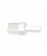 Plastic A6-6WP Barbed Adapter 3/8 x 3/8 Inch Polypropylene - $94.84 MXN