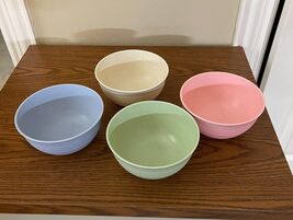LRUUIDDE Unbreakable Cereal Bowls Wheat Straw Bowl 24 oz Reusable 4 Pack... - $15.84