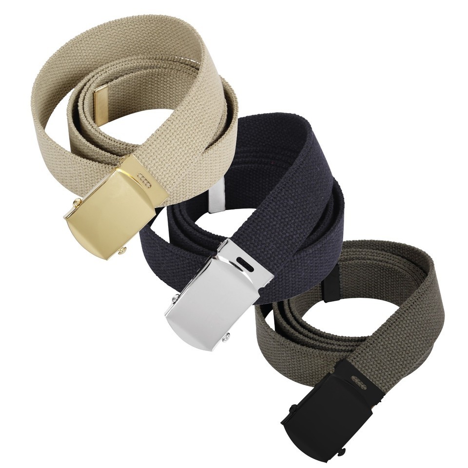 Rothco Web Belt 3-Pack Belt Cotton  54 inch 44170 Item image 2