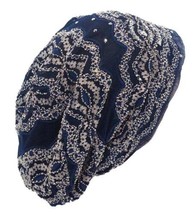 Navy - Slouch Beanie Ski Beanie Slouchy Fleece Lined Unisex Hat Winter - £20.70 GBP