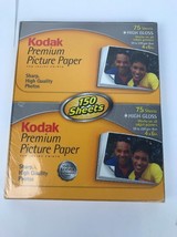 Kodak Premium Picture Paper High Gloss 150 Sheets Ink Jet Printer Memories- Deal - £7.90 GBP