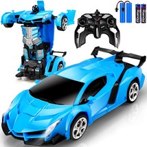 Remote Control Car Toys - Transforming Rc Cars For Kids &amp; Boys Toys - On... - £30.71 GBP