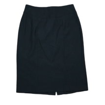 Kenar Classy Straight  Black Skirt ~ Sz 4 ~ Slit in back ~ Zips in Back - £10.54 GBP