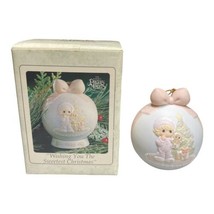 Precious Moments 1993 Annual Ball Ornament "Wishing You the Sweetest Christmas" - $5.00