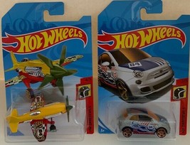 Lot of 2 - Hot Wheels HW Daredevils Series - Fiat 500, Mad Propz NEW - £5.49 GBP