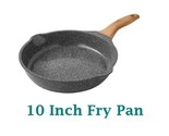 Pioneer Woman ~ Charcoal Speckle ~ 10&quot; Frypan ~ Nonstick ~ Cast Aluminum - £25.66 GBP