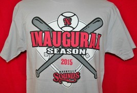 NASHVILLE SOUNDS 2015 Inaugural First Tennessee Stadium T-SHIRT M Baseba... - $182.25 MXN