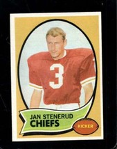 1970 Topps #25 Jan Stenerud Exmt (Rc) Chiefs Hof *AZ6967 - £8.24 GBP