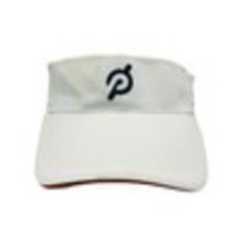 Peloton Visor Adult Adjustable White Orange Riding - $304.58 MXN