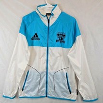 Adidas San Jose Earthquakes Warm Up Rain Shell Jacket Mens M Climaproof - £55.66 GBP