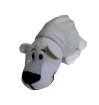 Flip A Zoo Plush Poppi Polar Bear Asher Husky Reversible Stuffed Animal ... - £5.26 GBP