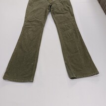 Old Navy RN#54023 Women’s Green Corduroy Cotton Blend Trouser Pants Sz 6 (28×29) image 12