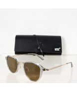 Brand New Authentic Mont Blanc Sunglasses MB 0336 003 48mm Frame - $5,420.72 MXN